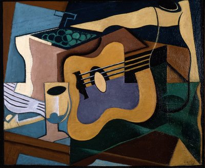 Still Life with Guitar by Juan Gris