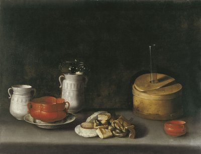 Still Life with Porcelain and Sweets by Juan van der Hamen