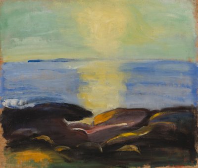 The Sun Rising over the Sea by Juho Makela