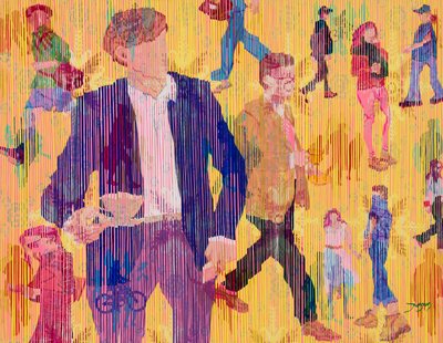 Colorful City Life by Jukyong Park
