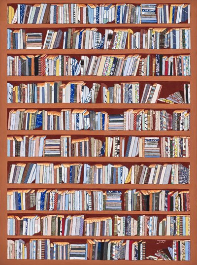 Eclectic Book Spines by Jukyong Park