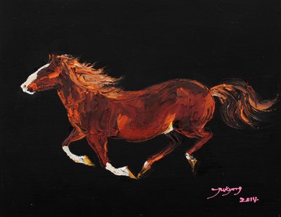 Powerful Horse Gallop by Jukyong Park