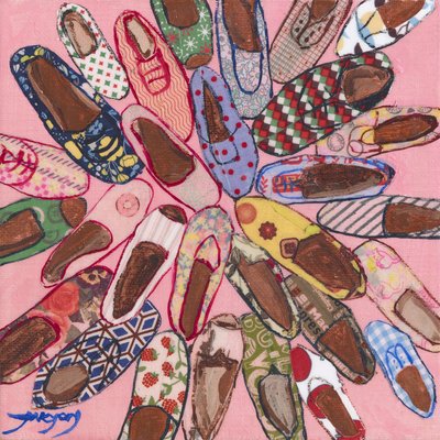 Pretty Patterned Shoes by Jukyong Park
