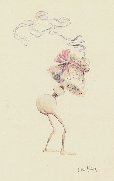 Figure, possibly representing a perfume bottle by Jules Abel Faivre