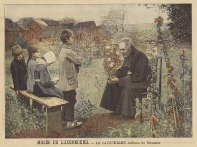 The Catechism Lesson by Jules Alexis Meunier