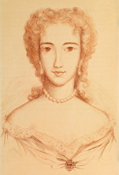 Portrait of Armande Bejart by Jules Armand Hanriot