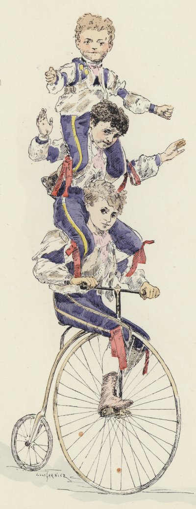 Cycling act by Jules Arsene (after) Garnier