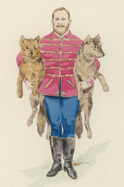 Dog trainer by Jules Arsene (after) Garnier