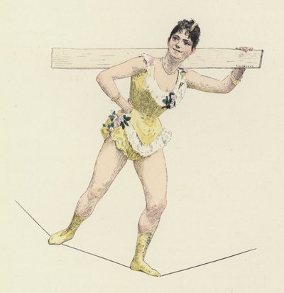 High-wire artist by Jules Arsene (after) Garnier