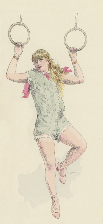 Female Gymnast by Jules Arsene Garnier