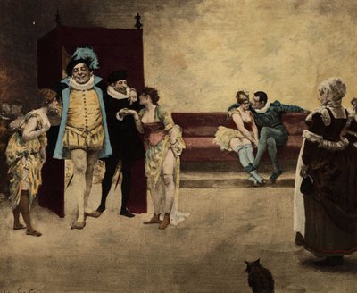 Gargantua with Prostitutes by Jules Arsene Garnier