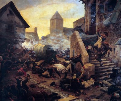 The Death of General Moulin During the Fighting of Cholet in 1794 by Jules Benoit Levy