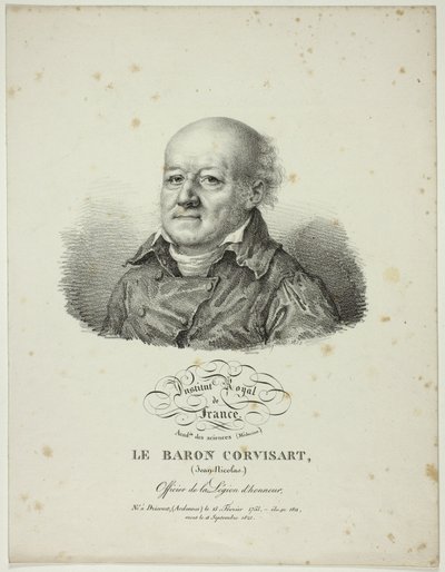 Portrait of Jean-Nicolas, Baron Corvisart by Jules Boilly