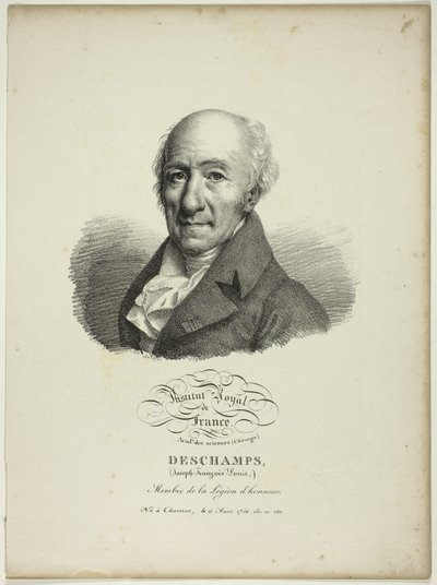 Portrait of Joseph-François-Louis Deschamps by Jules Boilly
