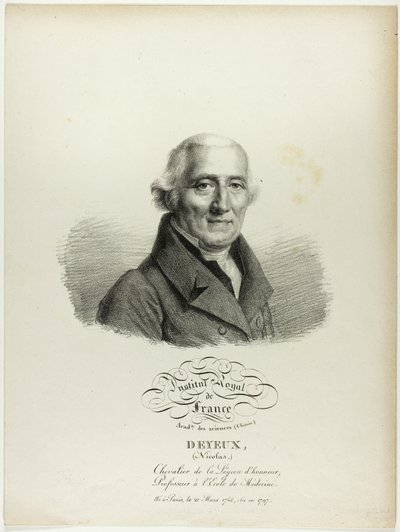 Portrait of Nicolas Deyeux by Jules Boilly