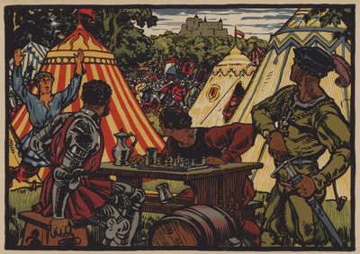 Victory of the Swiss over the Holy Roman Empire at the Battle of Dornach, 22 July 1499 by Jules Courvoisier