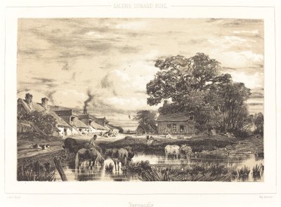 View in Normandy by Jules Dupré