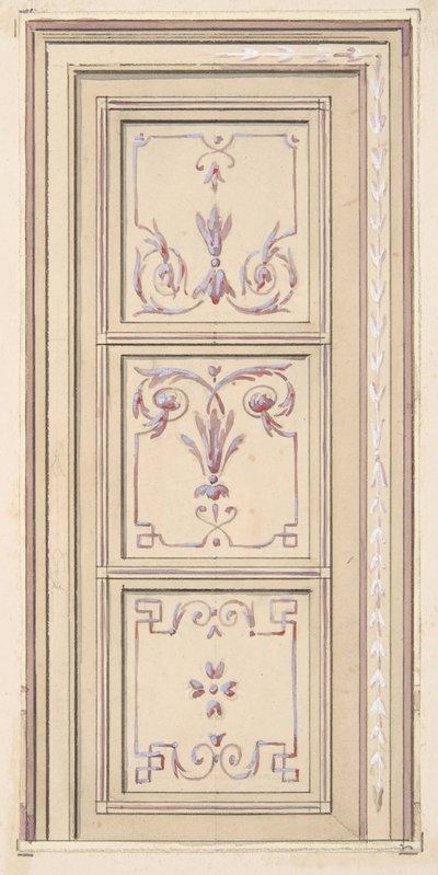 Design for a ceiling, second half 19th century by Jules Edmond Charles Lachaise and Eugène Pierre Gourdet
