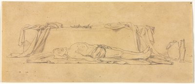 Sketch of the Dead Christ Lying by the Sepulchre by Jules Eugene Lenepveu