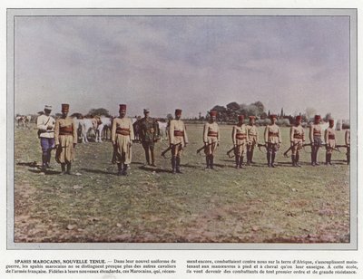 Moroccan Spahis in New Uniform by Jules Gervais Courtellemont