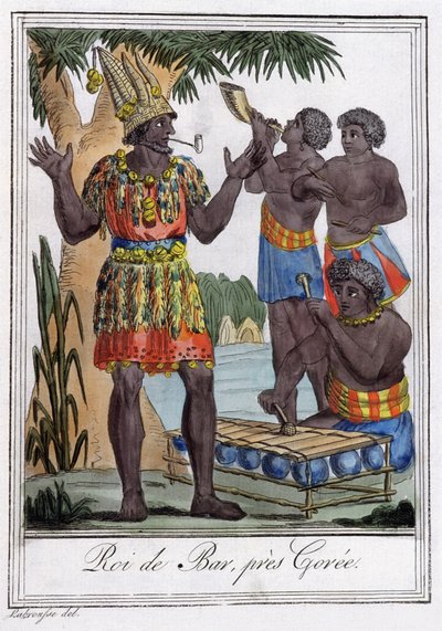 King of Bar, Island of Goree, Senegal by Jules Grasset de Saint-Sauveur