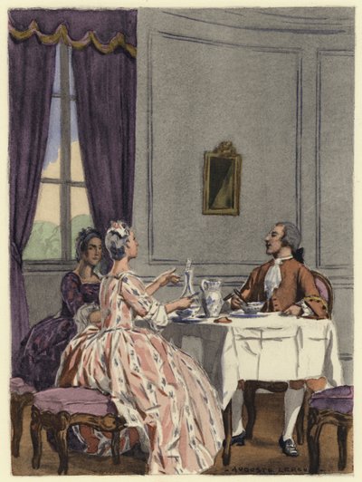 Illustration for Memoirs of Casanova by Jules Marie Auguste Leroux