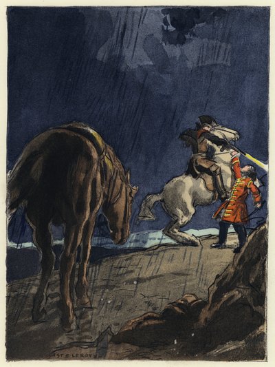 Illustration for Memoirs of Casanova by Jules Marie Auguste Leroux