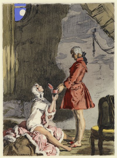 Illustration for Memoirs of Casanova by Jules Marie Auguste Leroux