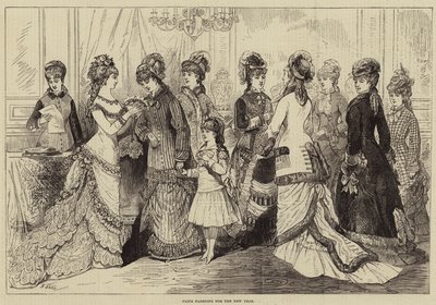 Paris Fashions for the New Year by Jules Pelcoq