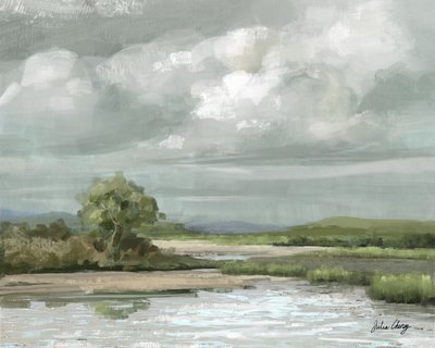 Serene Marsh Landscape by Julia Cheney