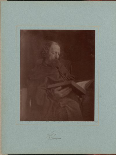 A. Tennyson by Julia Margaret Cameron