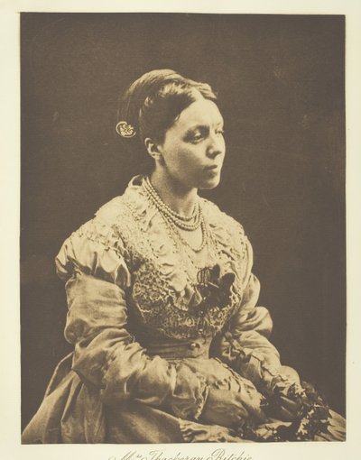 Mrs. Thackeray Ritchie, 1870 by Julia Margaret Cameron