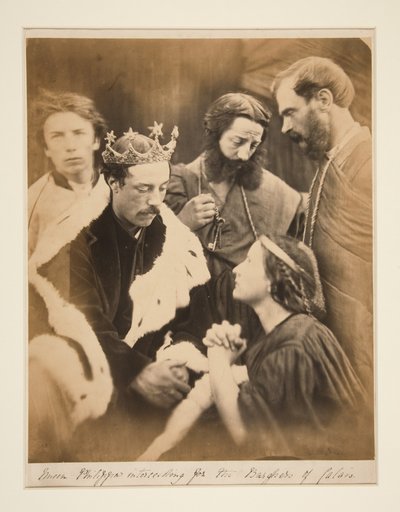 Queen Philippa Interceding for the Burghers of Calais by Julia Margaret Cameron
