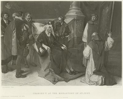 Charles V at the Monastery of St Just by Juliaan de Vriendt