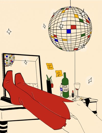 Chic Disco Night by Juliana Kokolari
