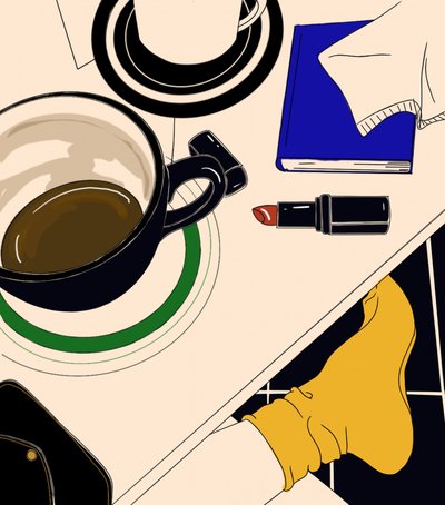 Relaxed Coffee Morning by Juliana Kokolari