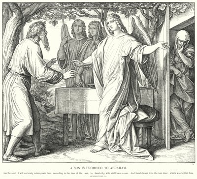 A Son is Promised to Abraham by Julius (after) Schnorr von Carolsfeld