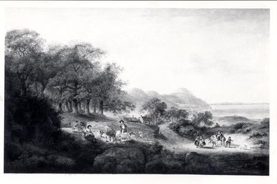 Distant View of Anglesea by Julius Caesar Ibbetson