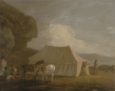 The Shooting Party by Julius Caesar Ibbetson