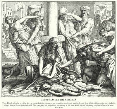 Herod Slaying the Children by Julius Schnorr von Carolsfeld