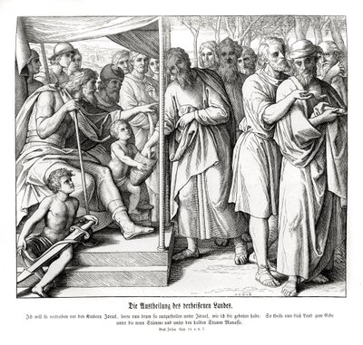 The Division of the Promised Land, Joshua by Julius Schnorr von Carolsfeld