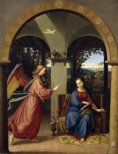 Annunciation by Julius Schnorr von Carolsfeld