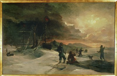 Two Austrian officers, Julius von Payer and Karl Weyprecht by Julius Von Payer
