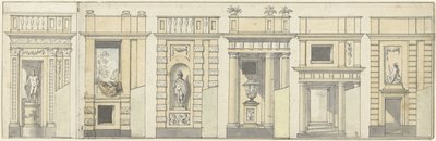 Six Designs for a Decorative Wall by Jurriaan Andriessen