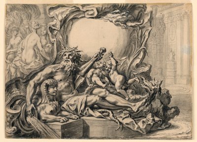 Design for an Escutcheon with Allusions to Egypt by Juste Aurèle Meissonnier
