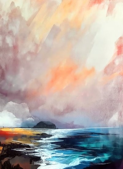 Dramatic Coastal Sunset by Justyna Jaszke