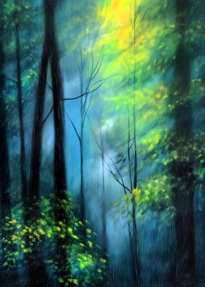 Enchanted Forest Glow by Justyna Jaszke