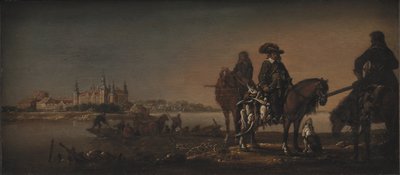 Prince Christian, the Heir Apparent, Hunting Ducks at Nykøbing Castle by KMS 1530 Monogrammist A.M.