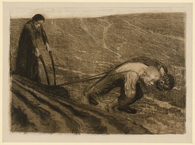 Plowman and Woman (Rejected Version for Sheet 1 from "Peasants