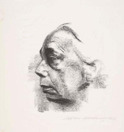 Self-Portrait in Profile by Käthe Kollwitz
